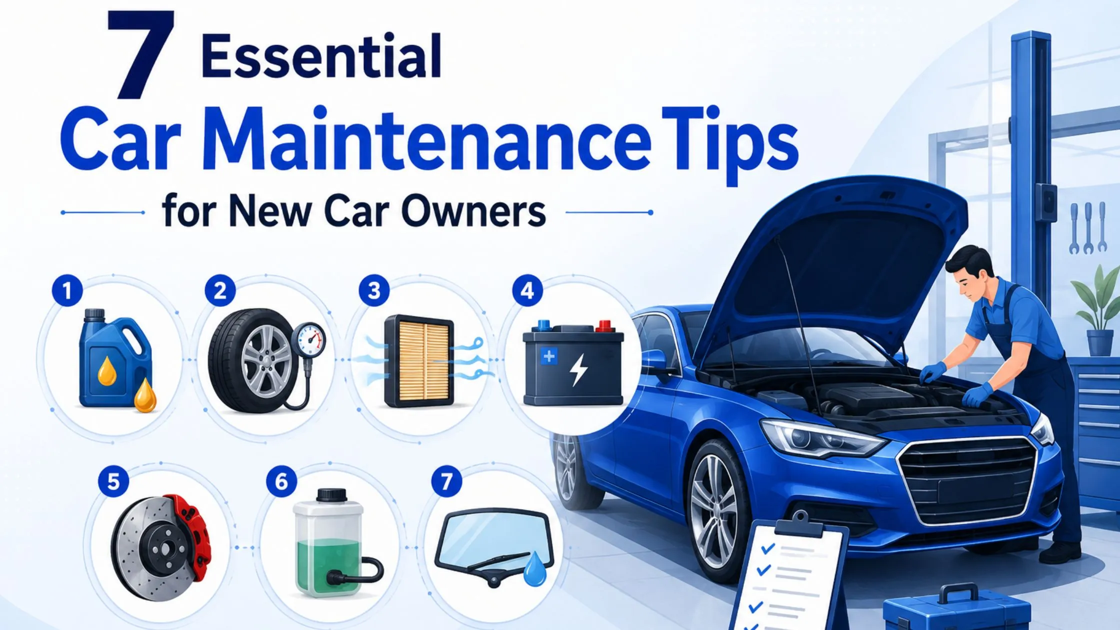 7 Essential Car Maintenance Tips for New Car Owners