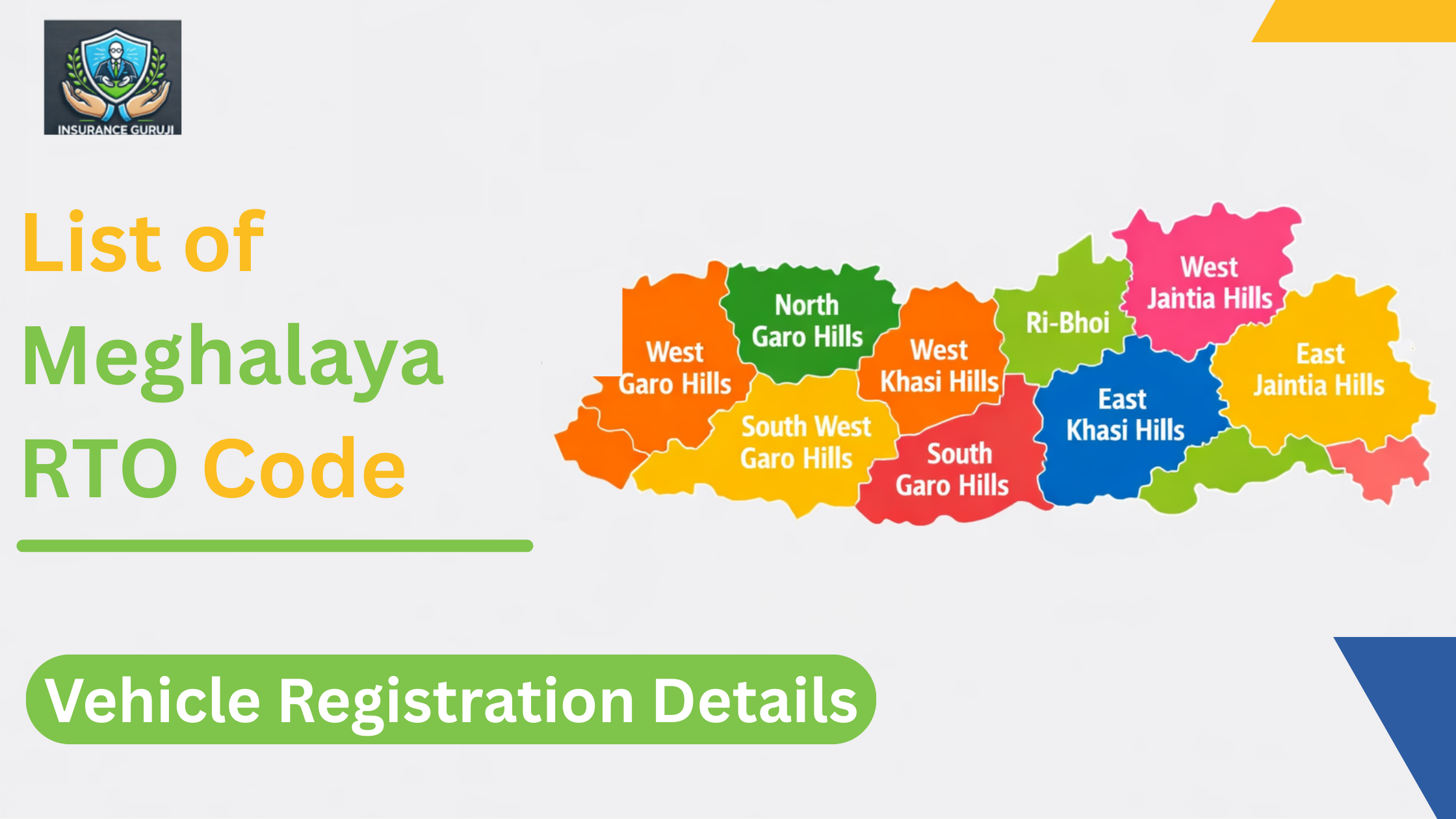 Meghalaya RTO Code