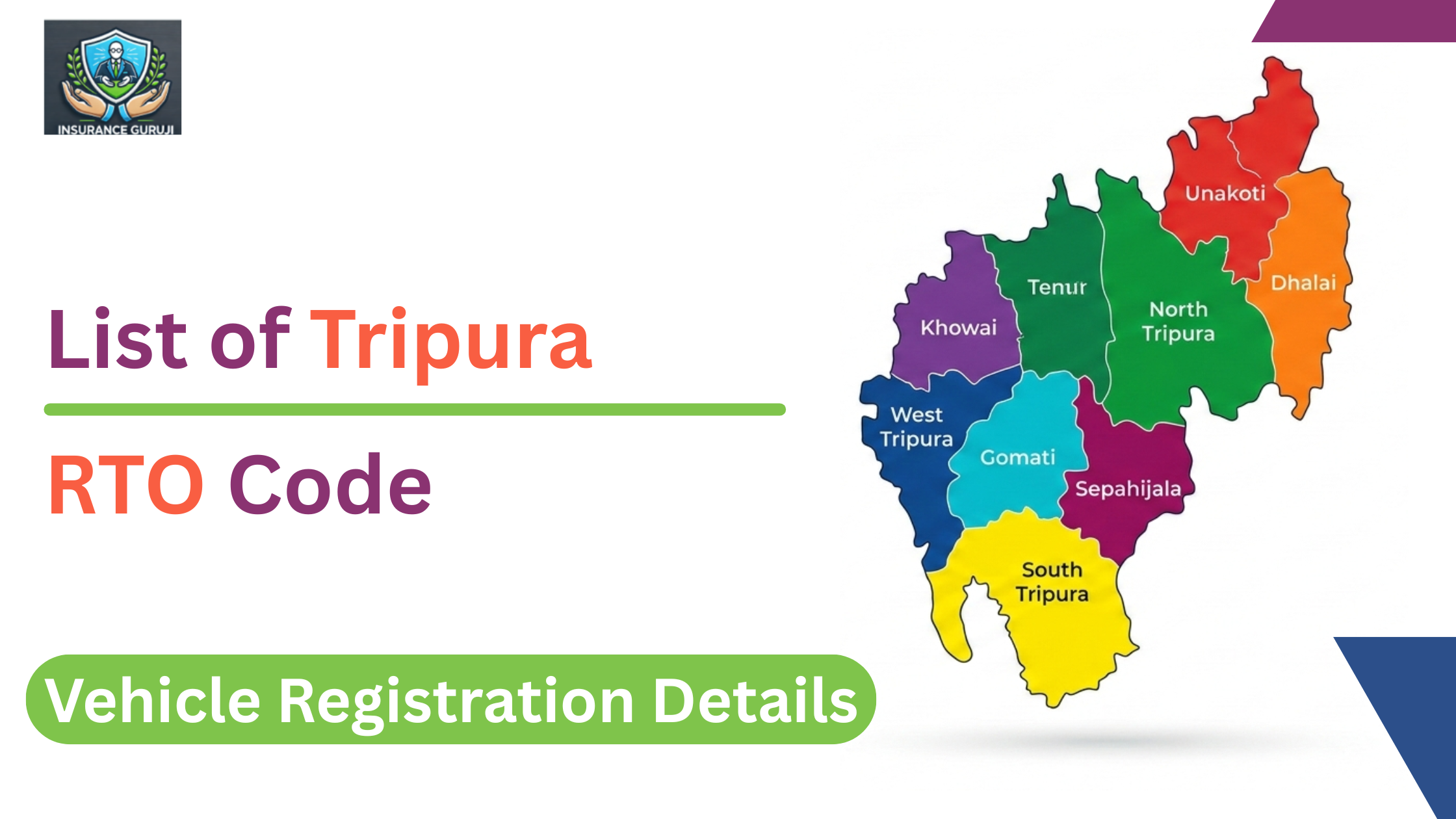 Tripura RTO Code List