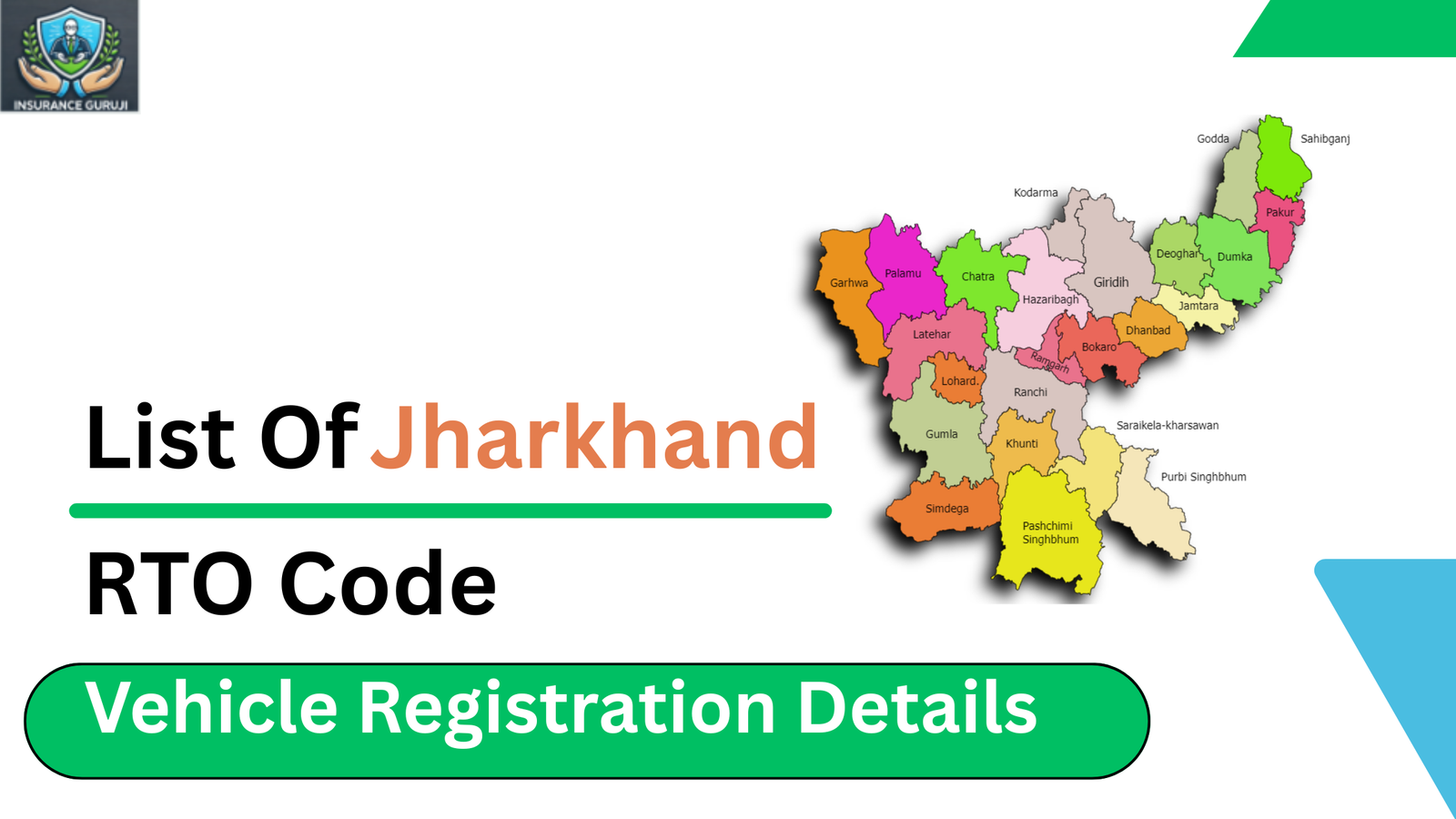 Jharkhand RTO Code List