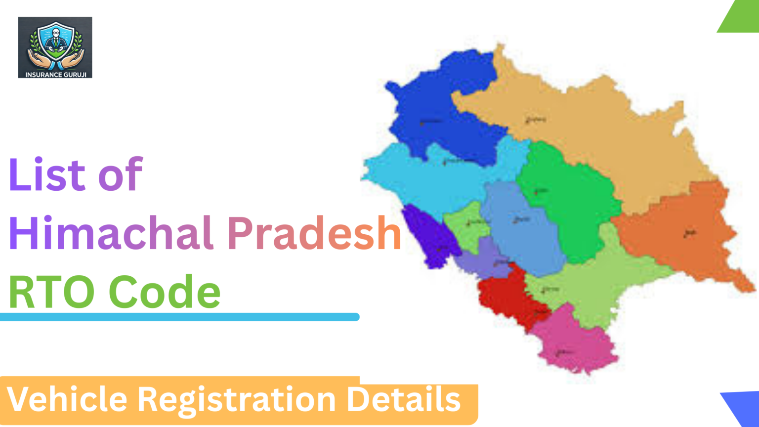 Himachal Pradesh RTO Code List - Insurance Guruji