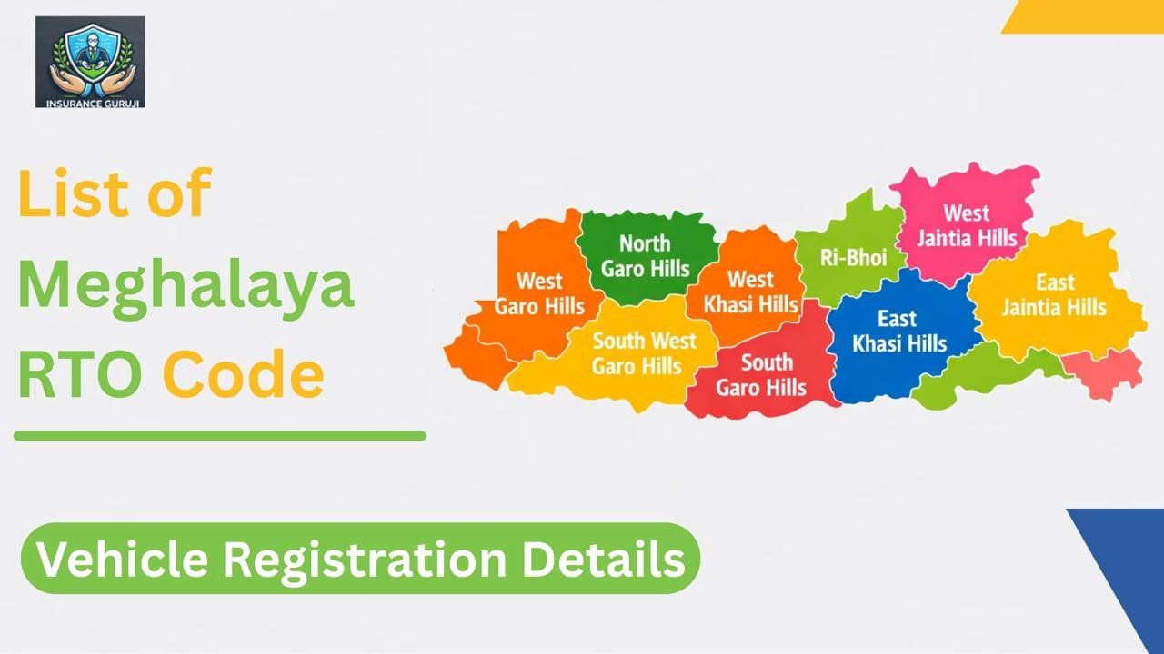 Meghalaya RTO Code List