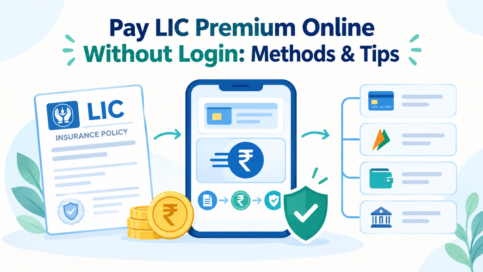 Pay LIC Premium Online Without Login